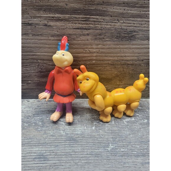 Vintage Teddy Ruxpin Grubby & Grunge Action Figure Lot of 2 Alchemy 1986 (T2) - Picture 1 of 6